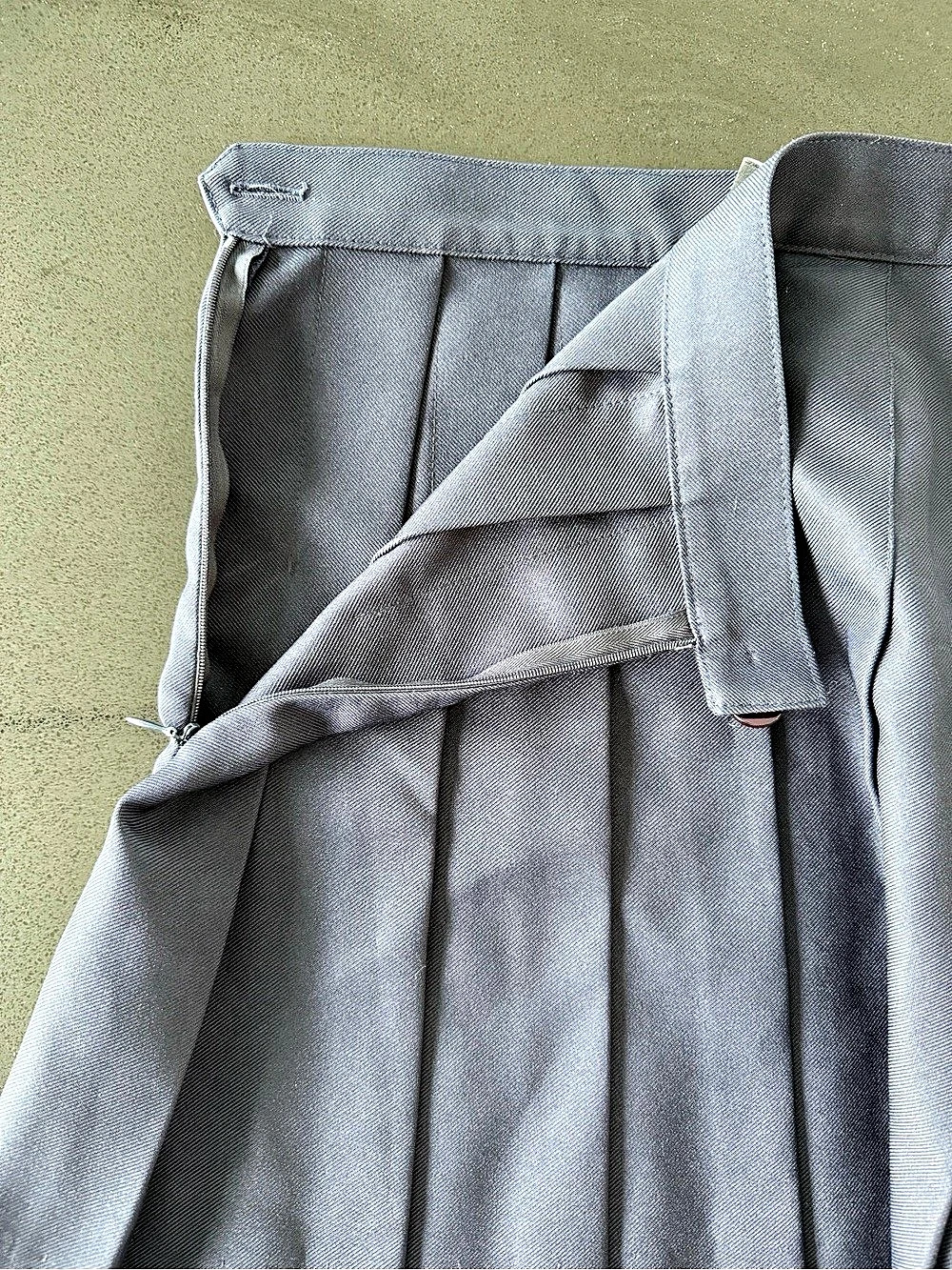 American Apparel Pleated Tennis Skirt Navy Medium - Picture 3 of 4